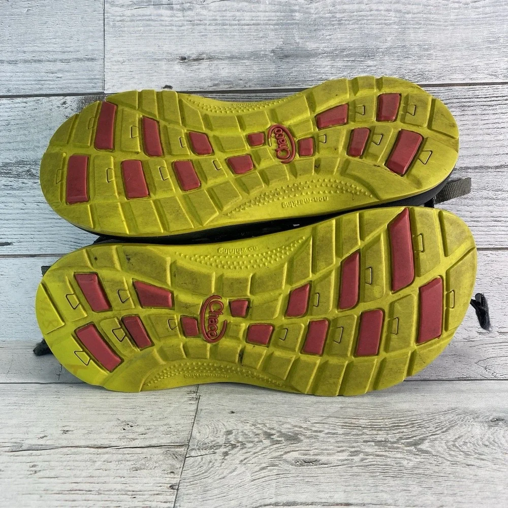 Chaco ZX1 Sandals Kids 5 Multi Crest Citrus Ecotread DoubleStrap Outdoor Hiking